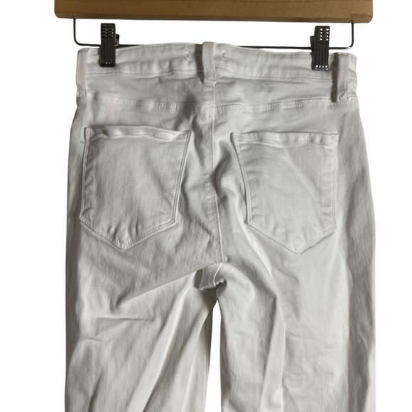 L’Agence White Side Slit High Rise Denim Skinny Jeans Size 25 - Picture 6 of 9